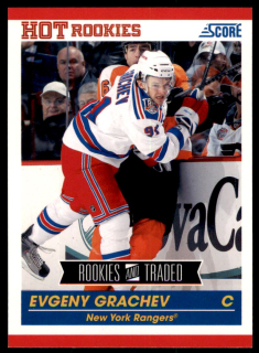 Hokejová karta Evgeny Grachev Panini Score 2010-11 Hot Rookies č. 626