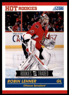 Hokejová karta Robin Lehner Panini Score 2010-11 Hot Rookies č. 631