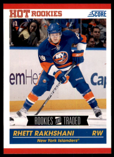 Hokejová karta Rhett Rakhshani Panini Score 2010-11 Hot Rookies č. 638