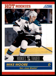 Hokejová karta Mike Moore Panini Score 2010-11 Hot Rookies č. 642