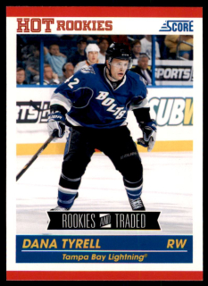 Hokejová karta Dana Tyrell Panini Score 2010-11 Hot Rookies č. 643