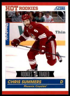 Hokejová karta Chris Summers Panini Score 2010-11 Hot Rookies č. 645