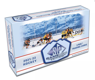 Box hokejových karet 2021-22 UD SP Game Used Hobby
