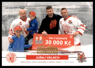 Hokejová karta Juraj Valach Goal 2022-23 Expo Ostrava č. 44