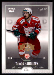 Hokejová karta Tomáš Hanousek Goal 2022-23 Expo Silver 1 of 60 č. 104