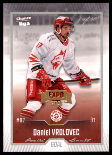 Hokejová karta Daniel Vrdlovec Goal 2022-23 Expo Silver 1 of 60 č. 142