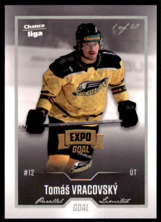 Hokejová karta Tomáš Vracovský Goal 2022-23 Expo Silver 1 of 60 č. 38