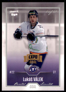 Hokejová karta Lukáš Válek Goal 2022-23 Expo Silver 1 of 60 č. 67