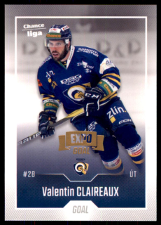 Hokejová karta Valentin Claireaux Goal 2022-23 Expo řadová č. 196