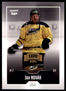 Hokejová karta Jan Novák Goal 2022-23 Expo řadová č. 33