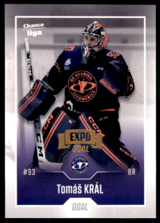 Hokejová karta Tomáš Král Goal 2022-23 Expo řadová č. 59