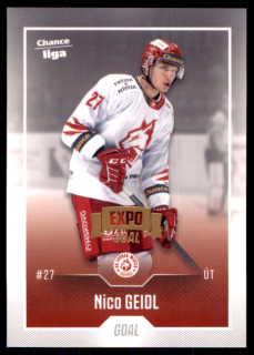 Hokejová karta Nico Geidl Goal 2022-23 Expo řadová č. 138