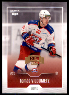 Hokejová karta Tomáš Vildumetz Goal 2022-23 Expo řadová č. 167