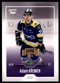 Hokejová karta Adam Křemen Goal 2022-23 Expo řadová č. 180