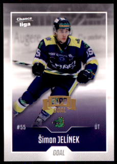 Hokejová karta Šimon Jelínek Goal 2022-23 Expo řadová č. 181