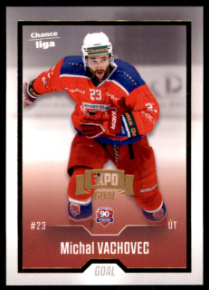 Hokejová karta Michal Vachovec Goal 2022-23 Expo GOLD č. 168