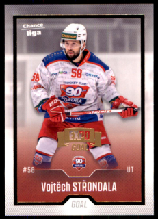 Hokejová karta Vojtěch Střondala Goal 2022-23 Expo GOLD č. 170