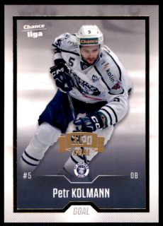 Hokejová karta Petr Kolmann Goal 2022-23 Expo GOLD č. 117