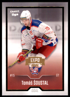 Hokejová karta Tomáš Šoustal Goal 2022-23 Expo GOLD č. 164