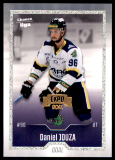 Hokejová karta Daniel Jouza Goal 2022-23 Expo Rainbow Dotted 1/1 č. 185