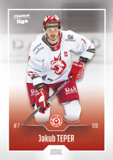 Hokejová karta Jakub Taper Goal S1 2022-23 řadová č. 130