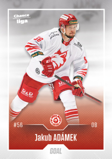 Hokejová karta Jakub Adámek Goal S1 2022-23 řadová č. 134