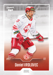 Hokejová karta Daniel Vrdlovec Goal S1 2022-23 řadová č. 142