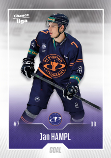 Hokejová karta Jan Hampl Goal S1 2022-23 řadová č. 61