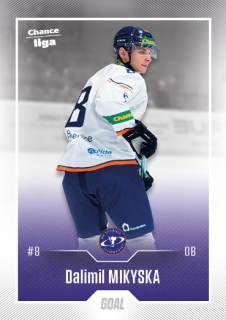 Hokejová karta Dalimil Mikyska Goal S1 2022-23 řadová č. 62