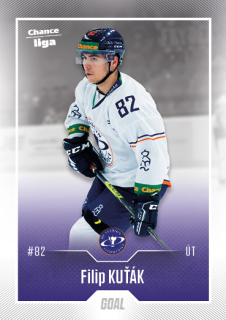 Hokejová karta Filip Kuťák Goal S1 2022-23 řadová č. 71