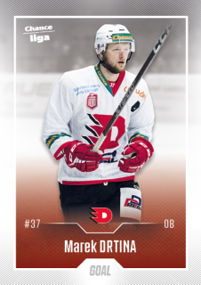Hokejová karta Marek Drtina Goal S1 2022-23 řadová č. 149