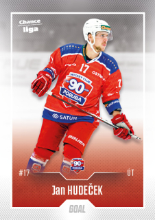 Hokejová karta Jan Hudeček Goal S1 2022-23 řadová č. 165