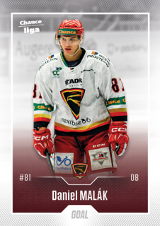Hokejová karta Daniel Malák Goal S1 2022-23 řadová č. 49