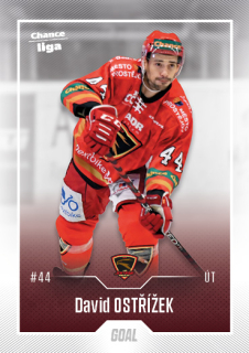 Hokejová karta David Ostřížek Goal S1 2022-23 řadová č. 56