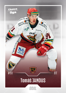 Hokejová karta Tomáš Jandus Goal S1 2022-23 řadová č. 58
