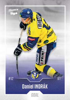 Hokejová karta Daniel Indrák Goal S1 2022-23 řadová č. 94