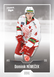 Hokejová karta Dominik Němeček Goal S1 2022-23 řadová č. 102