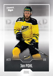 Hokejová karta Jan Pohl Goal S1 2022-23 řadová č. 35