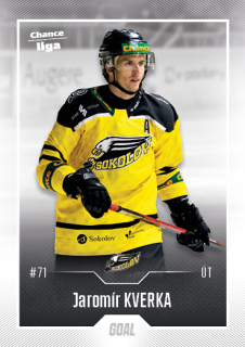 Hokejová karta Jaromír Kverka Goal S1 2022-23 řadová č. 42