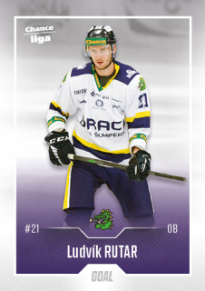 Hokejová karta Ludvík Rutar Goal S1 2022-23 řadová č. 177