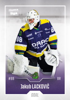 Hokejová karta Jakub Lackovič Goal S1 2022-23 řadová č. 173