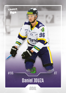 Hokejová karta Daniel Jouza Goal S1 2022-23 řadová č. 185