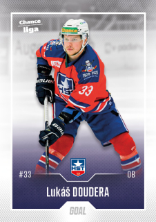 Hokejová karta Lukáš Doudera Goal S1 2022-23 řadová č. 77