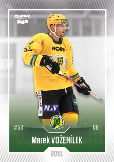 Hokejová karta Marek Voženílek Goal S1 2022-23 řadová č. 20