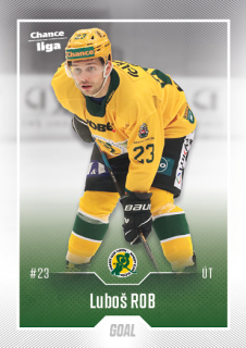 Hokejová karta Luboš Rob Goal S1 2022-23 řadová č. 28