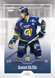 Hokejová karta Daniel Gazda Goal S1 2022-23 řadová č. 190