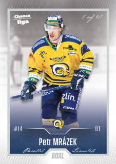 Hokejová karta Petr Mrázek Goal S1 2022-23 Silver 1 of 60 č. 194