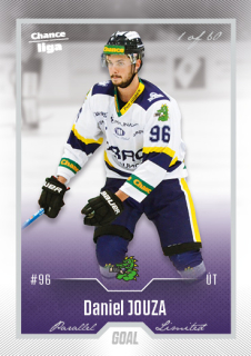 Hokejová karta Daniel Jouza Goal S1 2022-23 Silver 1 of 60 č. 185