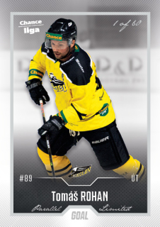 Hokejová karta Tomáš Rohan Goal S1 2022-23 Silver 1 of 60 č. 44