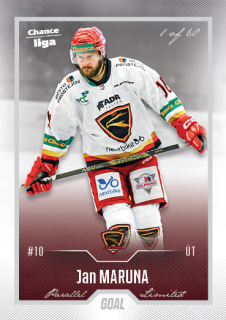Hokejová karta Jan Maruna Goal S1 2022-23 Silver 1 of 60 č. 51